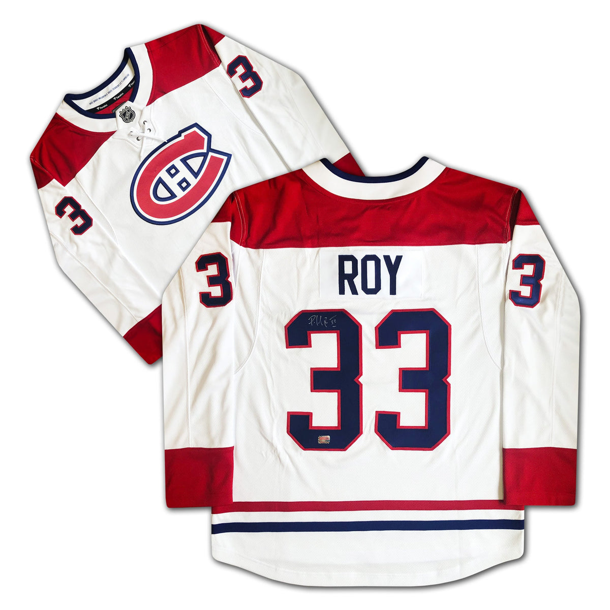 Patrick Roy Autographed Montreal Canadiens White Jersey