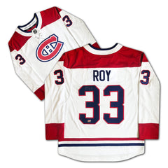 Patrick Roy Autographed Montreal Canadiens White Jersey-1