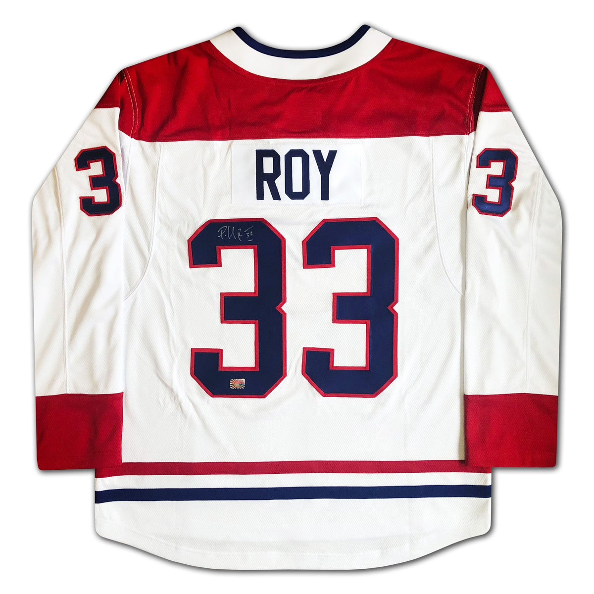 Patrick Roy Autographed Montreal Canadiens White Jersey-2