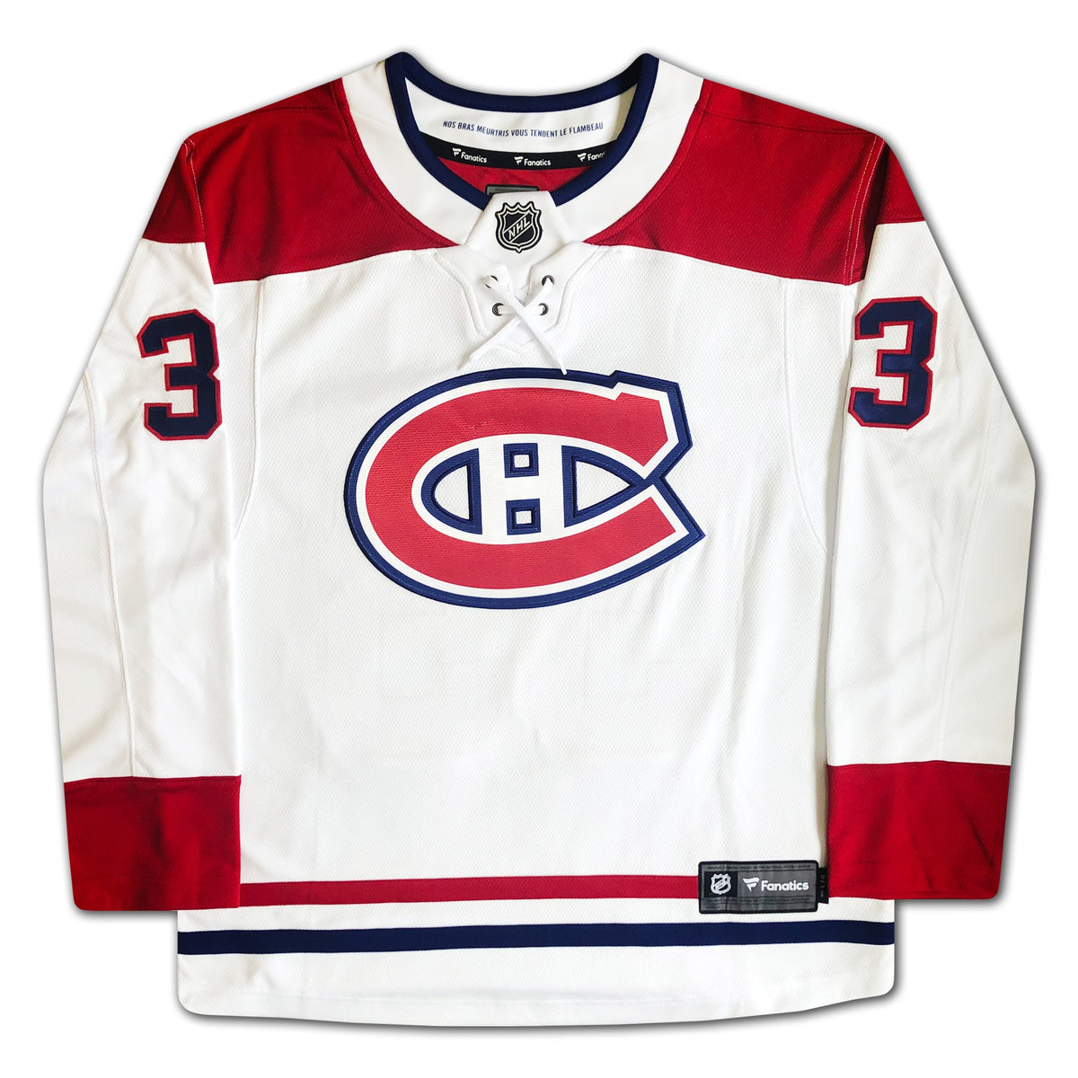Patrick Roy Autographed Montreal Canadiens White Jersey-3