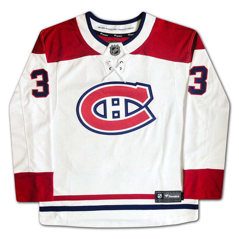 Patrick Roy Autographed Montreal Canadiens White Jersey-3