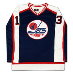 Teemu Selanne Autographed Winnipeg Jets White Jersey-3