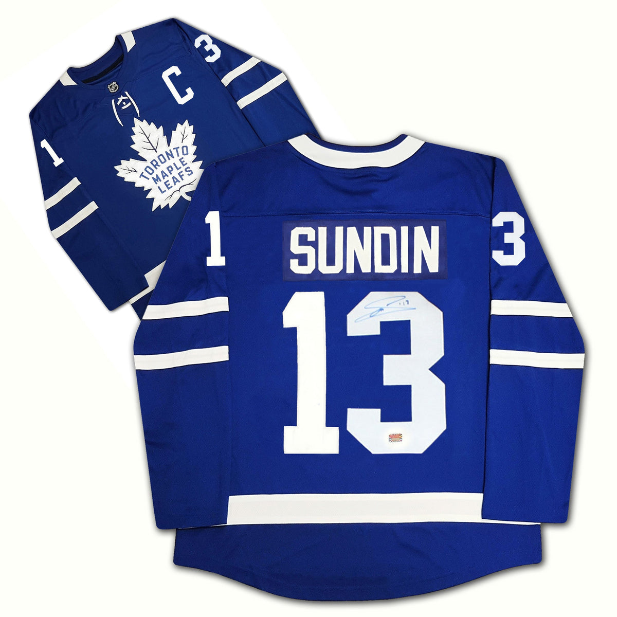 Mats Sundin Autographed Toronto Maple Leafs Blue Jersey