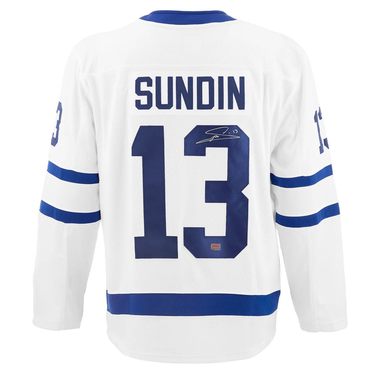 Mats Sundin Autographed Toronto Maple Leafs White Jersey-2
