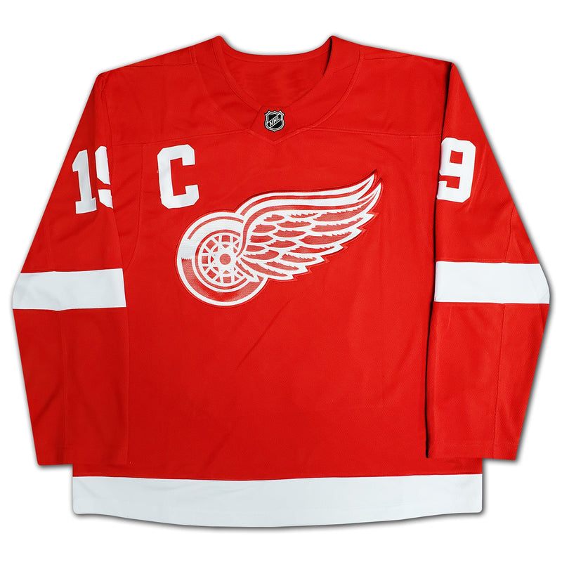 Steve Yzerman Autographed Detroit Red Wings Red Jersey-3