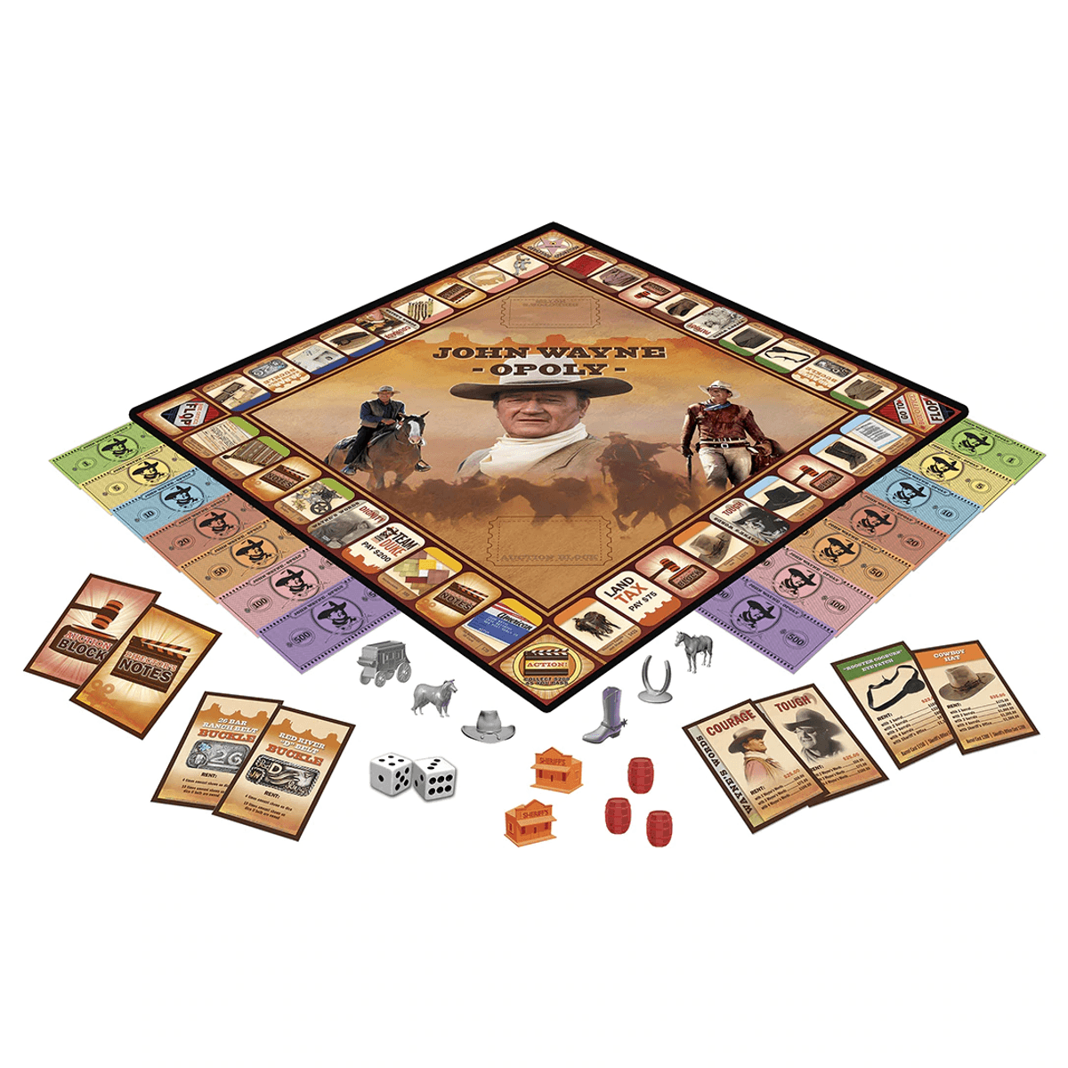 John Wayne Opoly Board Game-3