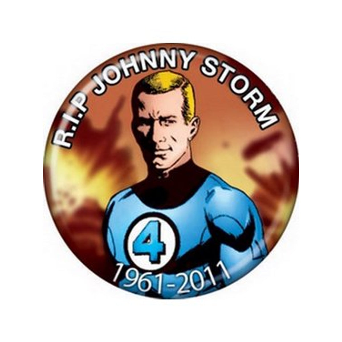 Johnny Storm - Rest In Peace Button - Disc-1