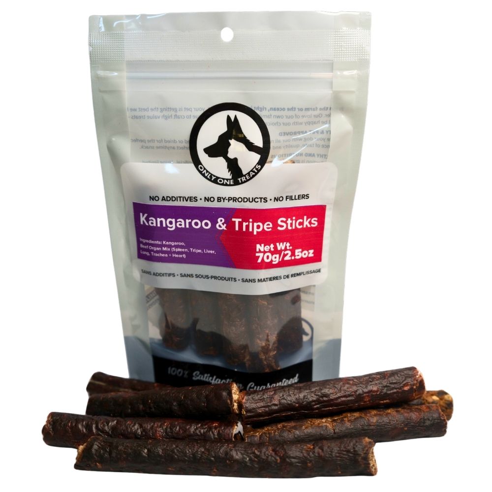 Kangaroo & Beef Tripe Sticks 70g-1