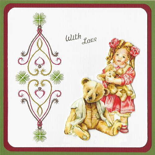 KC Embroidery Pattern - Heart Border Design-1