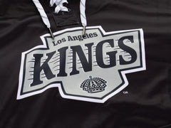 Los Angeles Kings Hockey Lace Hoodie-4
