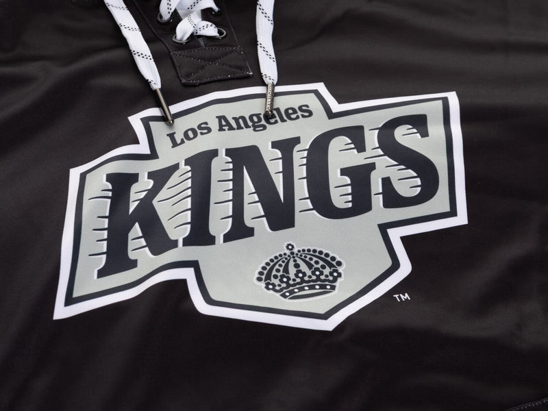 Los Angeles Kings Hockey Lace Hoodie-4