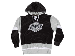 Los Angeles Kings Hockey Lace Hoodie-3