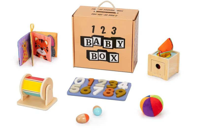 123 Baby Box Montessori Educational Box - Ages 5–6 Months-1