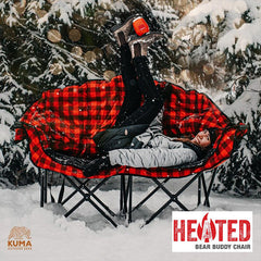 Kuma Bear Buddy Heated Double Chair-Bluetooth™-6