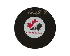 Hendrix Lapierre Autographed Team Canada Autograph Model Puck-1