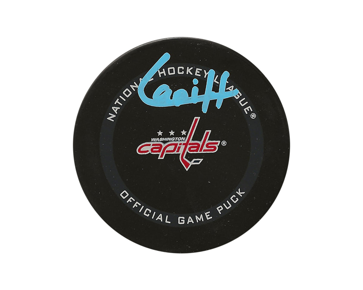 Hendrix Lapierre Autographed Washington Capitals Official Game Puck