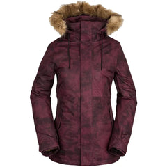 Volcom 'Fawn' Insulated Jacket - Acid Merlot (Women's)-1