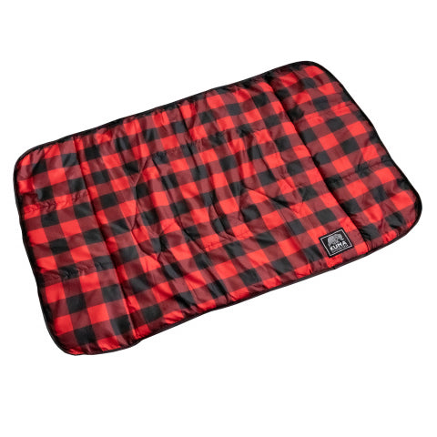 Kuma Lazy Bear Dog Blanket - Red/Black-1