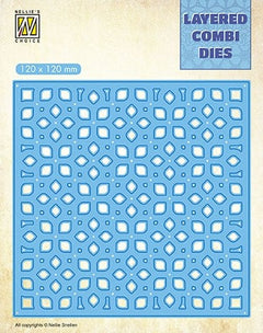 Nellie's Choice Layered Combi Dies Flower 3 Layer B-1