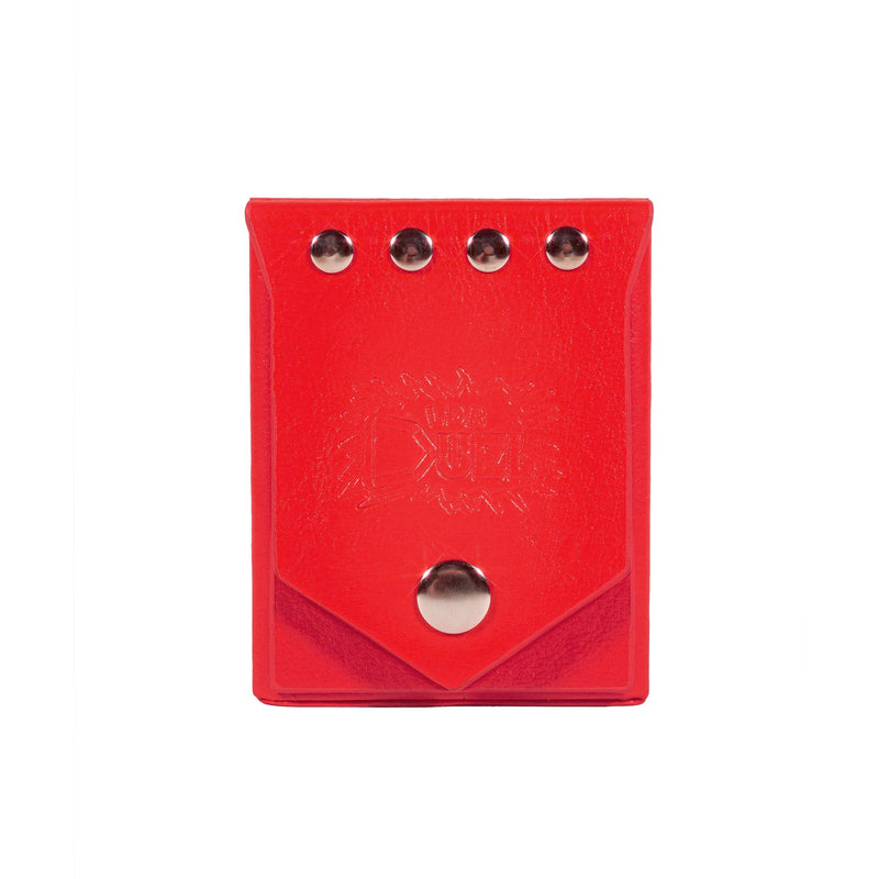 Red Deck Box + Belt Loop - Hard Shell - Faux Leather-13