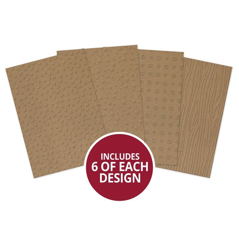 Embossed Kraft Card Selection-1
