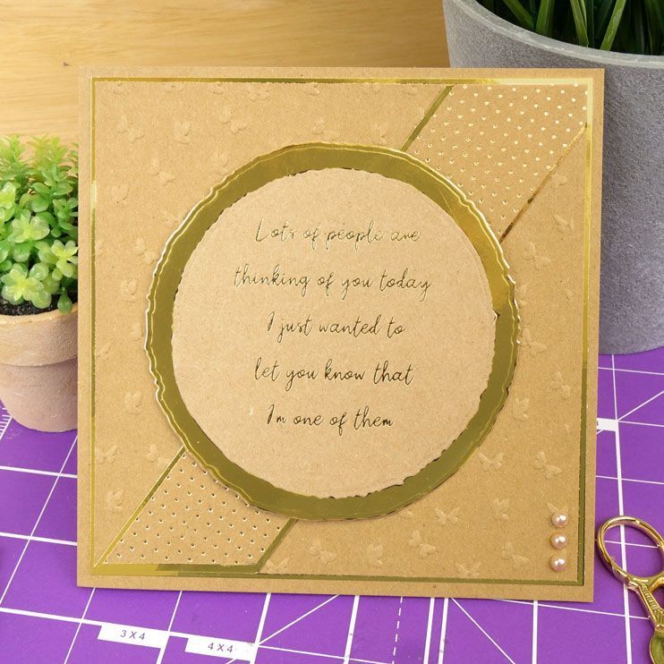 Embossed Kraft Card Selection-3