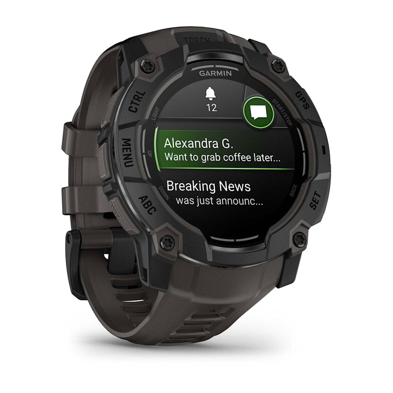Garmin Instinct 3 – 50 mm, AMOLED Black with Charcoal Band-3