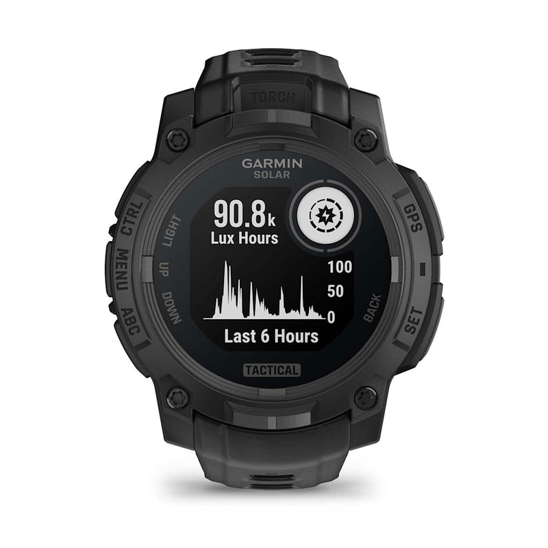 Garmin Instinct 3 45mm Solar Tactical Edition GPS Watch Black-3