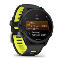 Forerunner® 170 Music Black with Black/Amp Yellow Band-3