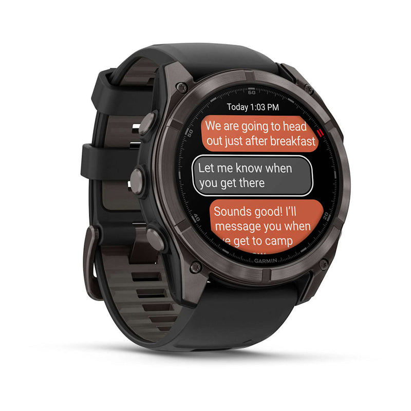 fēnix® 8 Pro – 51 mm, AMOLED Sapphire, Carbon Gray DLC Titanium-3