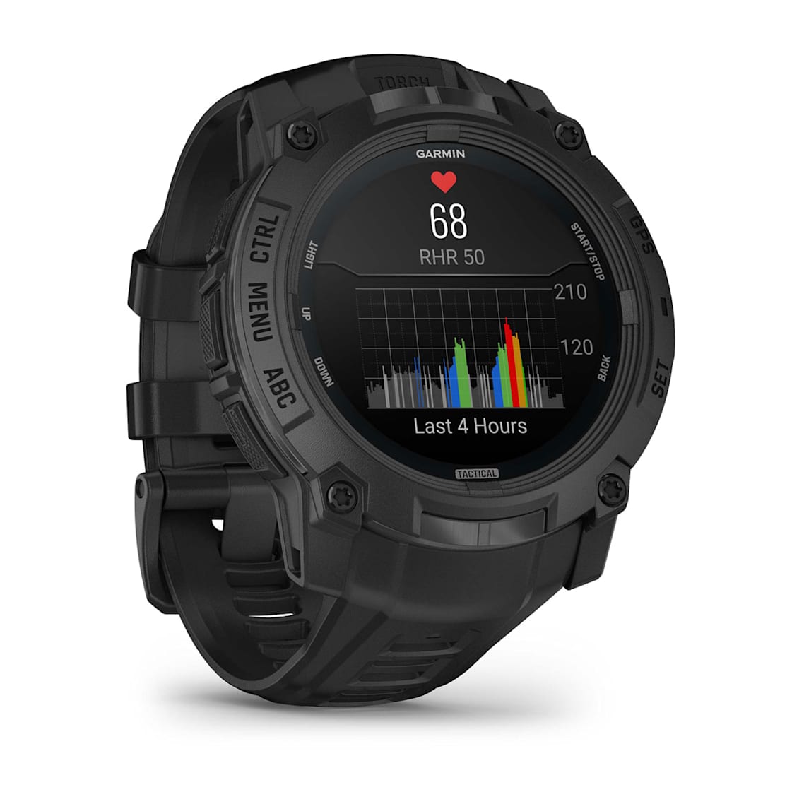 Instinct® 3 – 50 mm, AMOLED, Tactical Edition Black with Black Band-3