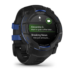 Garmin Instinct® 3 AMOLED (50 mm) - Rugged GPS Watch - Black/Bolt Blue-3