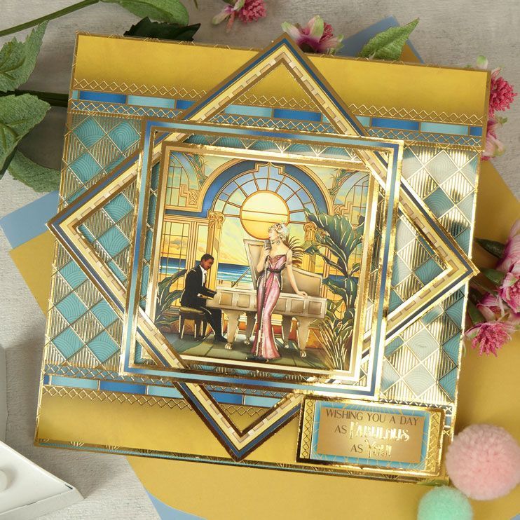 Art Deco Paradise Luxury Foiled Acetate-4