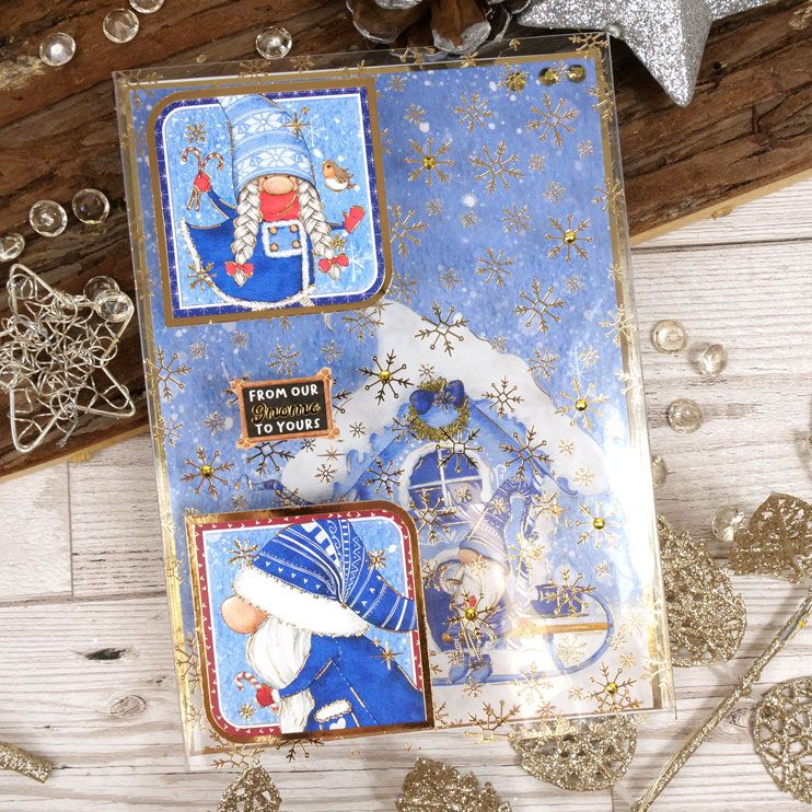 Gnome For Christmas Luxury Foiled Acetate-3