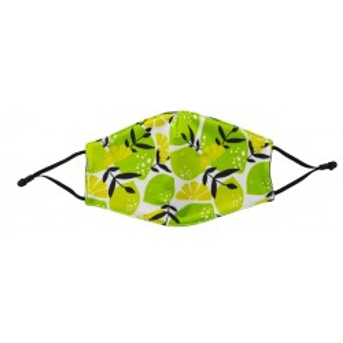 Lime Print Face Mask with Filter-1