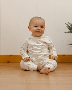 Long Sleeve Tee + Pant Set | Reindeer | Rylee & Cru-2