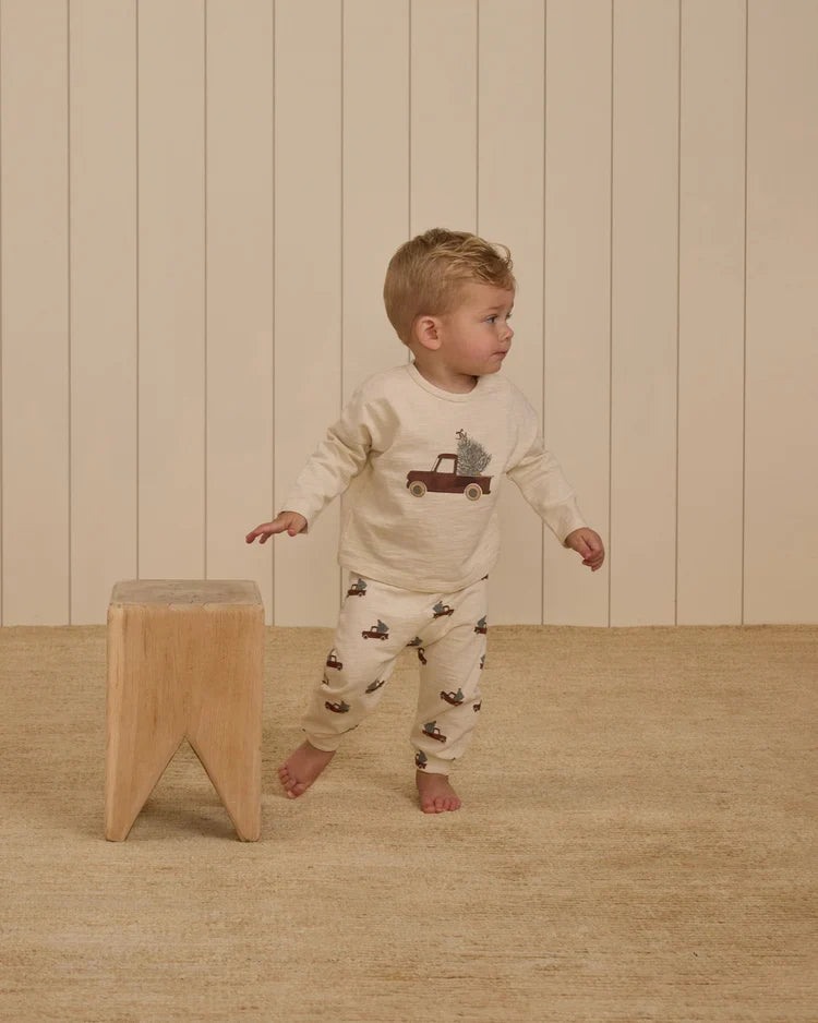 Long Sleeve Tee + Pant Set | Trucks | Rylee & Cru-1