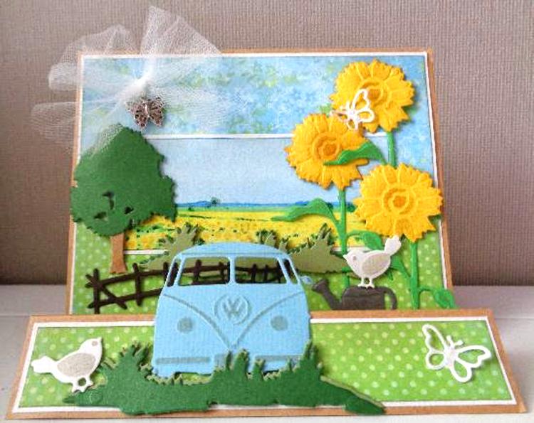 Marianne Design: Creatables Dies - Tiny's Sunflower-3