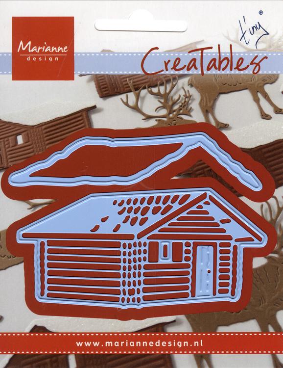Marianne Design: Creatables Dies - Tiny's Log Cabin Die-1
