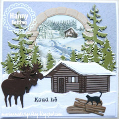 Marianne Design: Creatables Dies - Tiny's Log Cabin Die-3