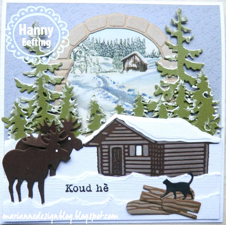 Marianne Design: Creatables Dies - Tiny's Log Cabin Die-3