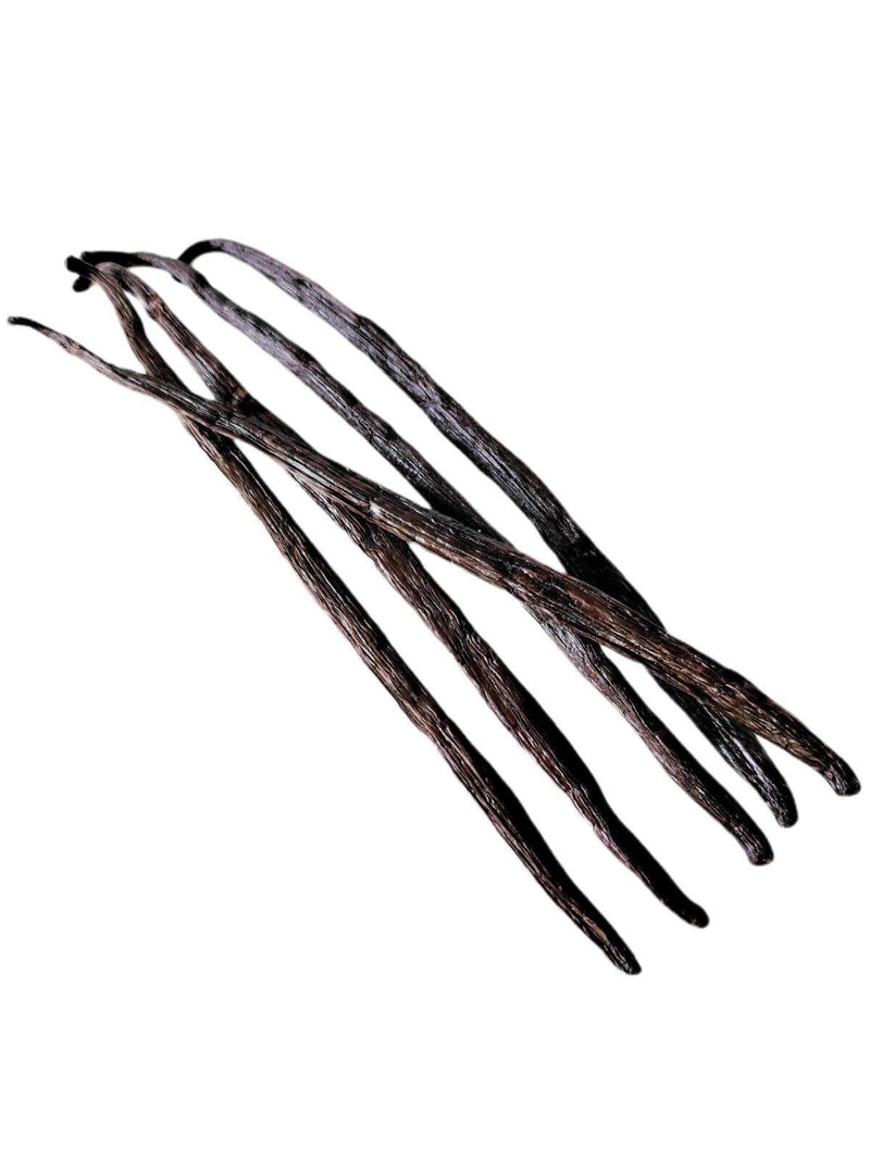 Madagascar Bourbon Vanilla Beans Gourmet Grade-A <br>For Extract And Baking<BR>By Count-6