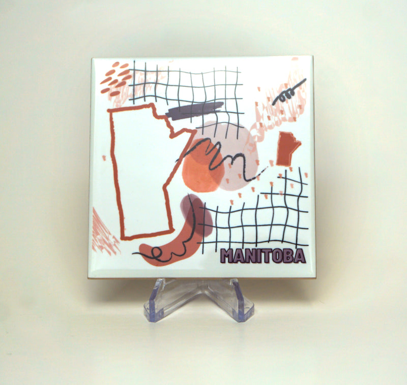 Manitoba Line Art Coaster-2