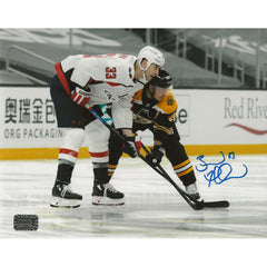 Brad Marchand Autographed Boston Bruins Face-off 8x10 Photo-1