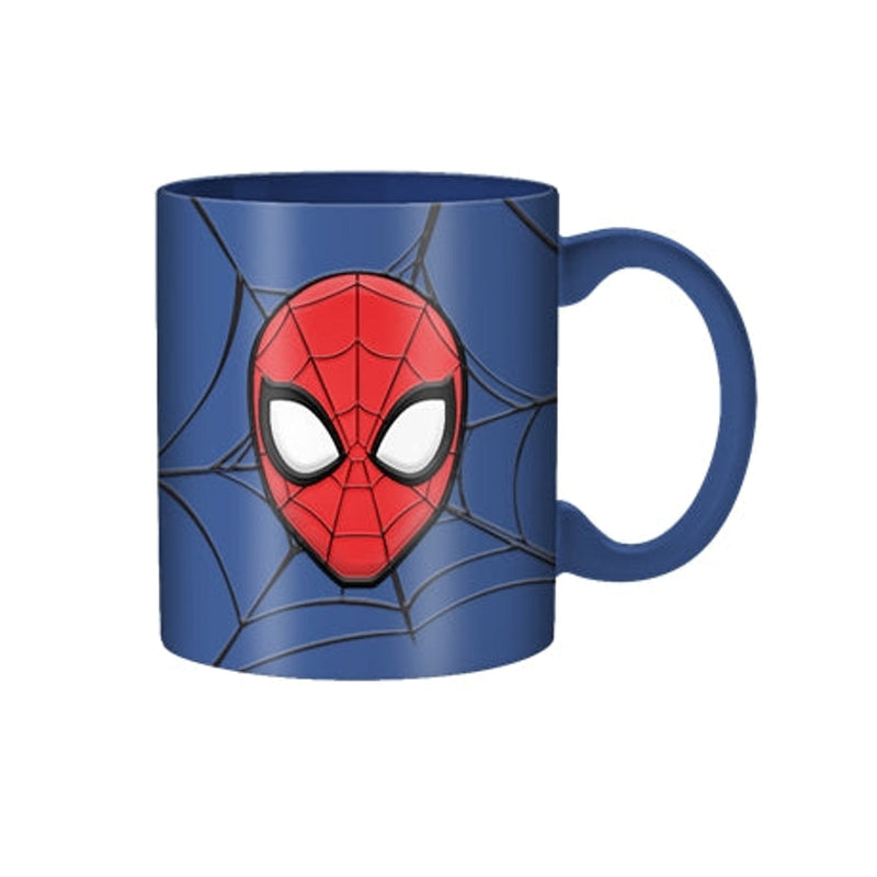 Marvel Comics Spidey Face Wax Resist 20oz Ceramic Mug-1