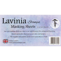Lavinia Stamps Masking Sheets - 4 x A4 Sheets-2