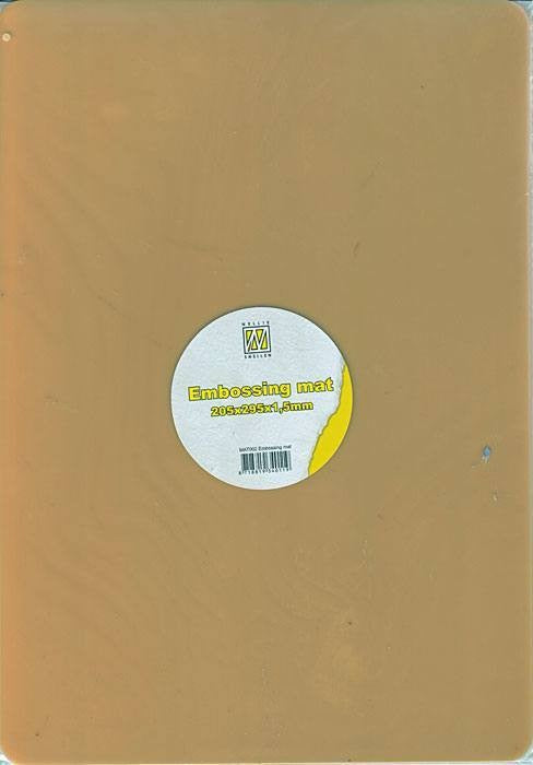 MAT002 rubber embossing shim 205x295x1,5mm, A4-1