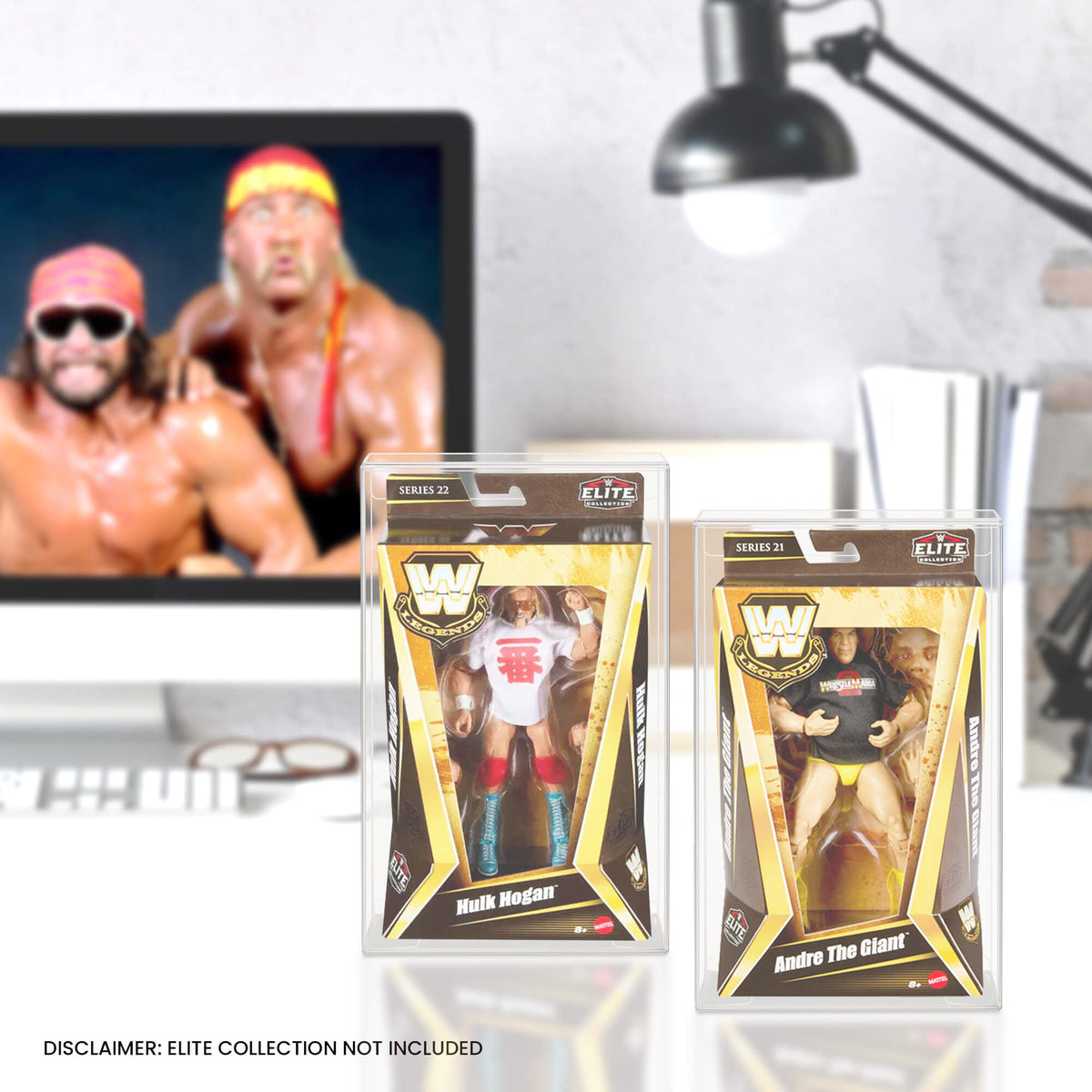 Mattel WWE Legends Series 22 EVORETRO PET Protectors (0.40 mm, 10-Pack)-3