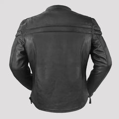 Open Road Men's Maverick Leather Motorcycle Jacket-2
