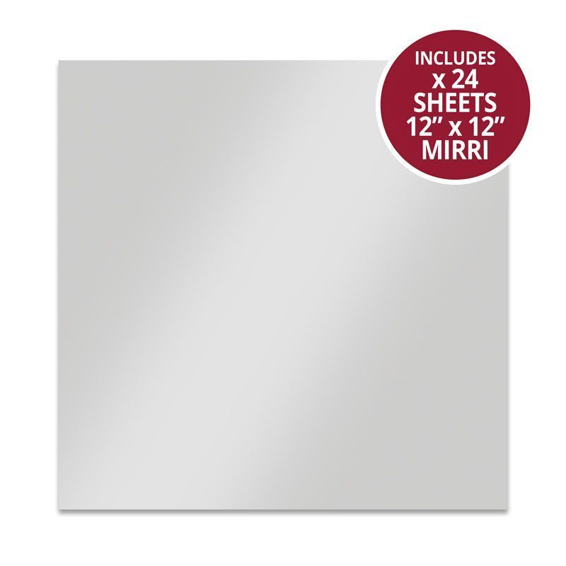 Mirri Card - 12" x 12" Stunning Silver-1